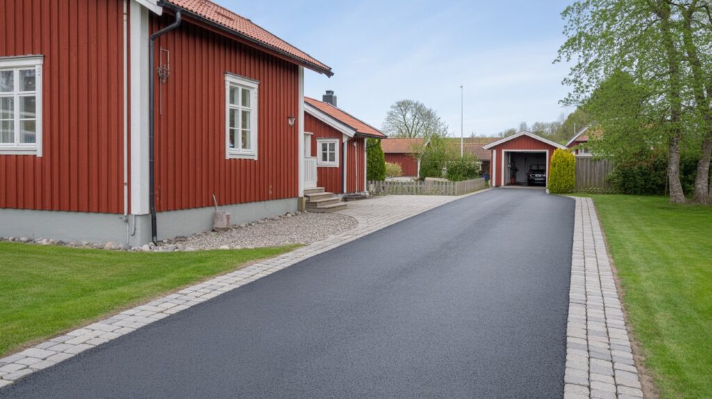 uppfart asfaltera ()