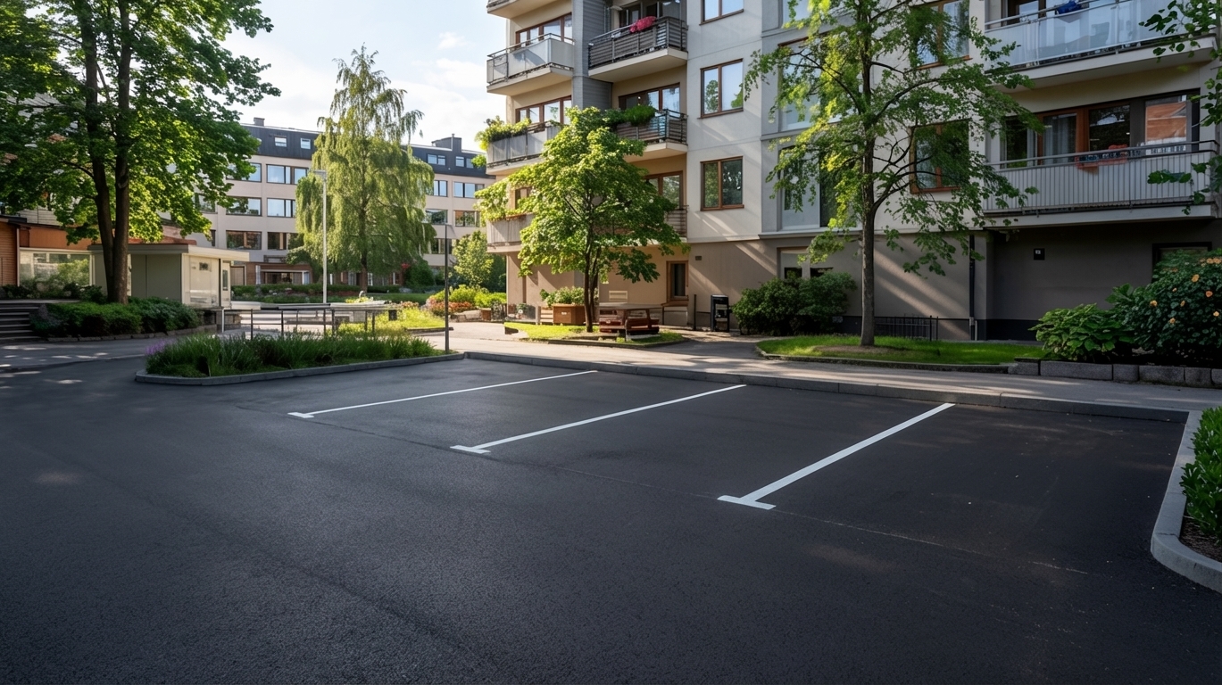 Asfaltering Parkering BRF