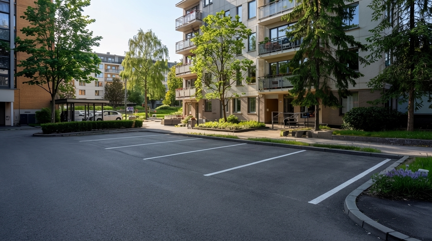 Asfaltering Parkering BRF