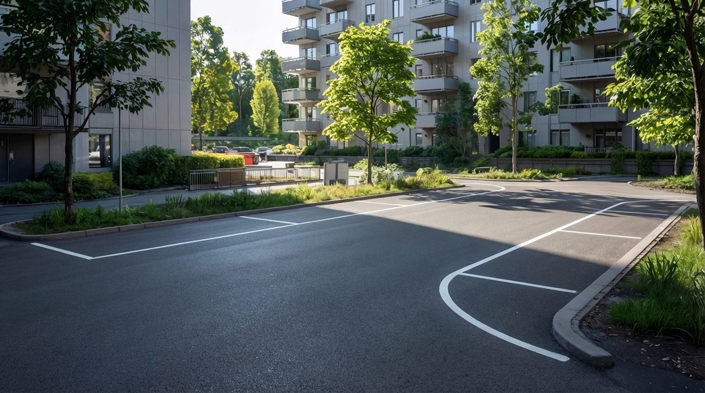 Asfaltering Parkering BRF