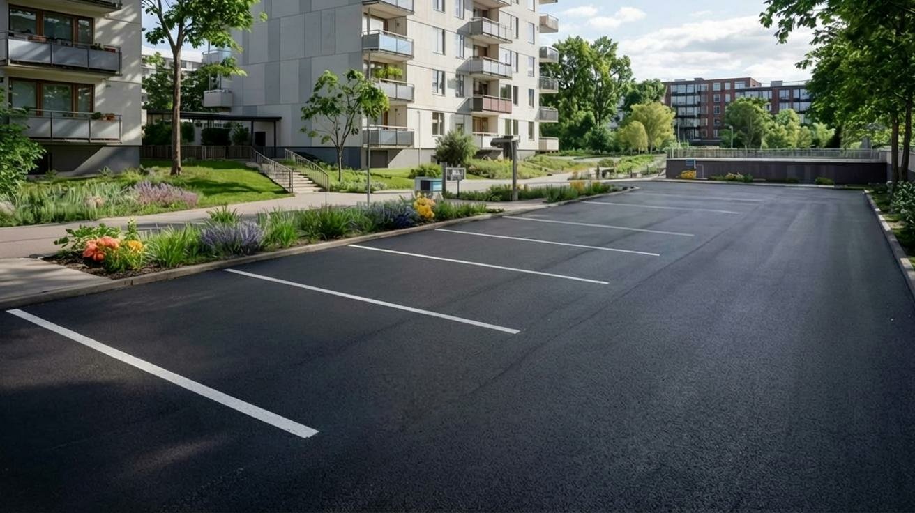 Asfaltering Parkering BRF